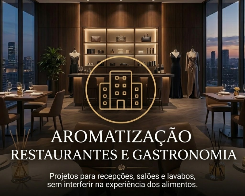 Aromatização de Restaurante em Santos | São Paulo | São Vicente | Guarujá | Praia Grande | Cubatão | Baixada Santista | Acqua Flor